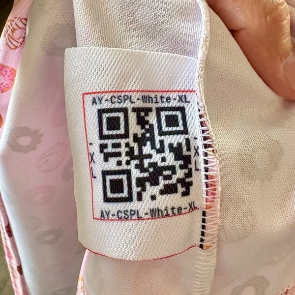 Men’s XL Donut Print Polo Golf Shirt – Fun & Unique! - Picture 4 of 4